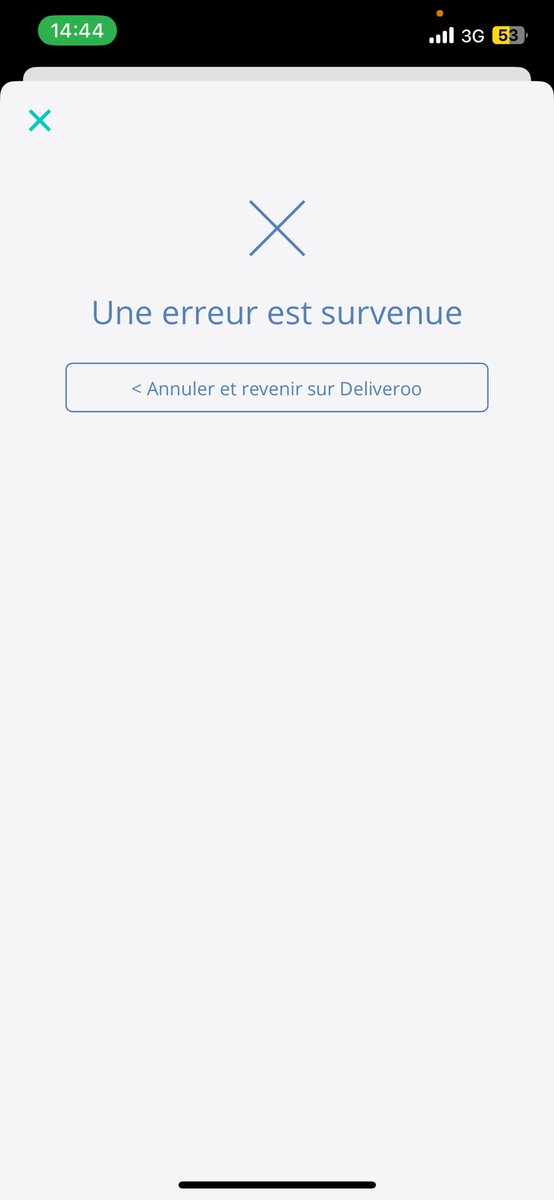 Fevrioo's tweet photo. Impossible d’enregistrer ma carte pass restaurant sur Deliveroo ?? pourquoi ?@SodexoFrance @Deliveroo @DeliverooHelp https://t.co/mpv693hskF