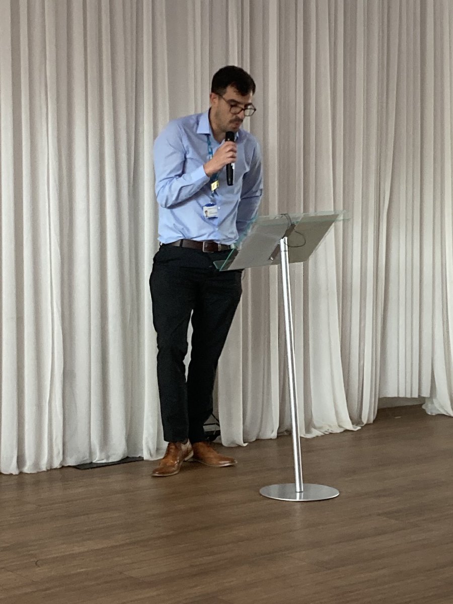 LesleyWeaving's tweet photo. Liam delivering a brilliant presentation on #podiatry at #LLRAHPs day https://t.co/0q4gQNZyKB