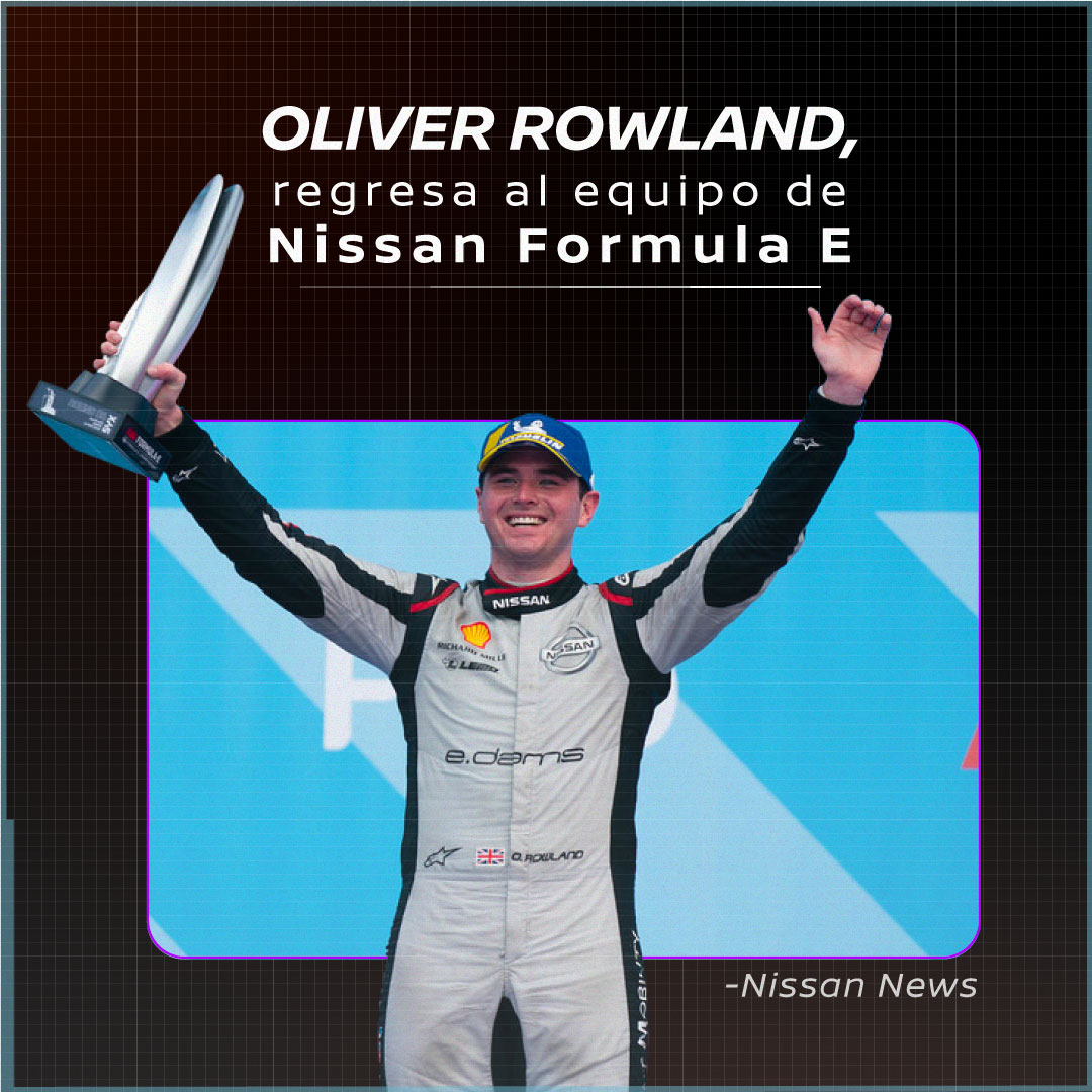 Oliver Rowland vuelve al equipo de Nissan #FormulaE en la décima temporada, donde se unirá a Sacha Fenestraz en su segundo año con nosotros.​
​
La CDMX será el emocionante escenario donde comenzará esta nueva temporada en enero de 2024.​
​
#EstoEsNissan #NissanInsiders