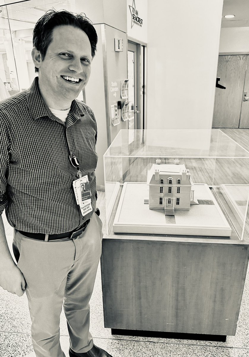 Welcome Dr Tony Smith to CincyACHD! You are already a towering figure… (pictured next to a model of the original @CincyChildrens) @CCHMCArchives @CincyKidsHeart @garickhill @angie_lorts @davidscooper @sasha_opo #ACHD