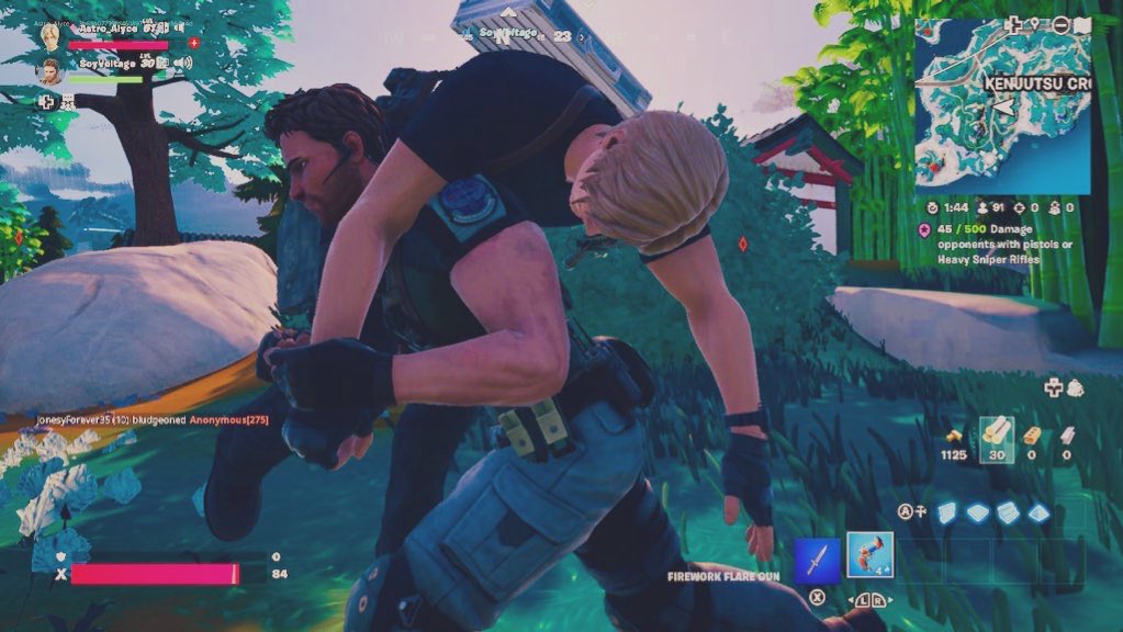 alyce_draws's tweet photo. when the residents are too evil and @_angrylexi has to save me 🥺🥺 #ResidentEvil #Fortnite https://t.co/RviW5FYzIQ
