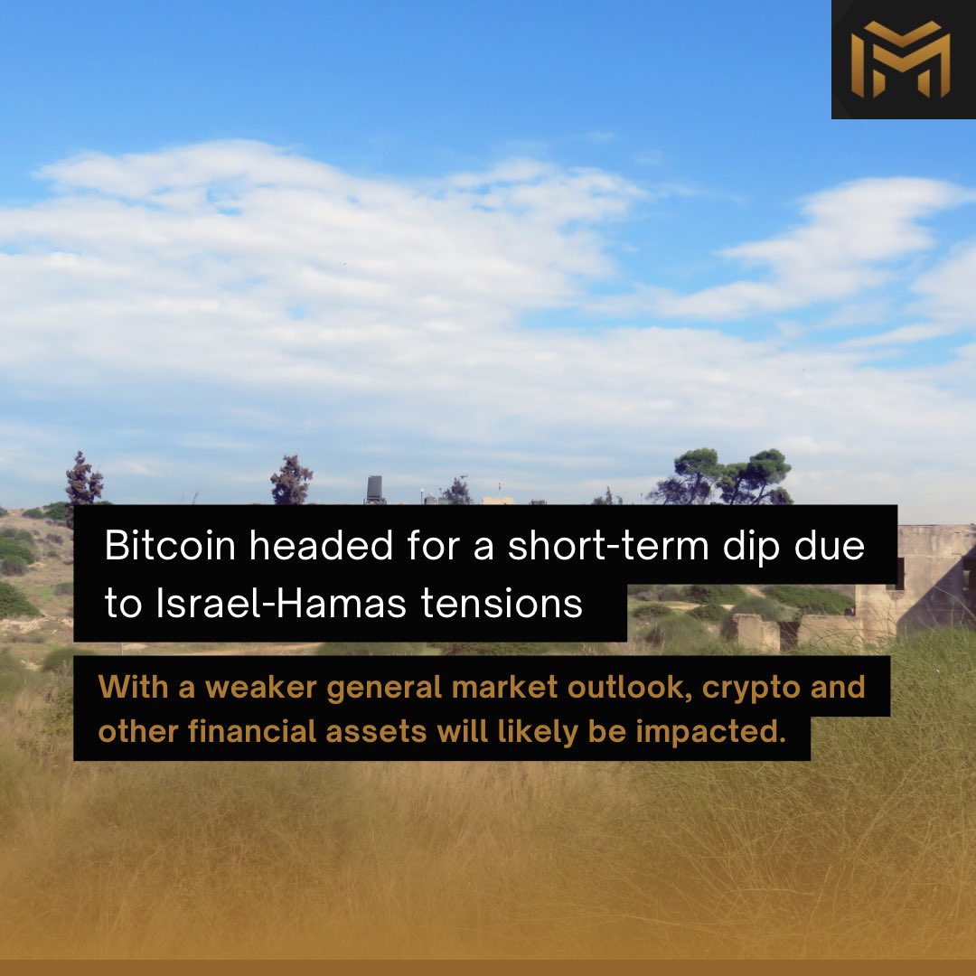 therealmetabank's tweet photo. Traders expect a #Bitcoin dip with the ongoing conflict weakening confidence 📉 

Worried about market volatility? With Metabank’s AI analytics and risk weighted trading, earn steady long-term returns regardless of fluctuations.

Say goodbye to unpredictable investments! 📊💰 https://t.co/N6xLKX2NqJ