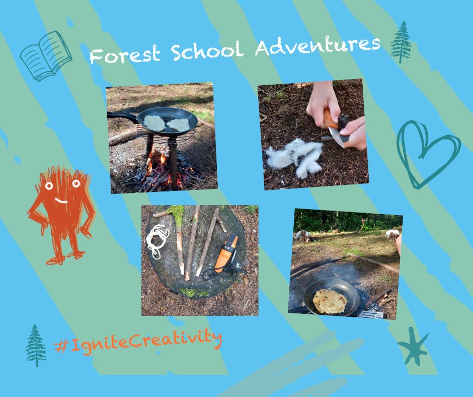 At Forest School this week, we witnessed the boundless creativity and skillfulness of our young people. Mastering fire lighting and cooking skills, the kids whipped up mouth-watering tattie scones. #ForestSchoolAdventures #SkillsForTomorrow #IgniteCreativity #SeamabEducates