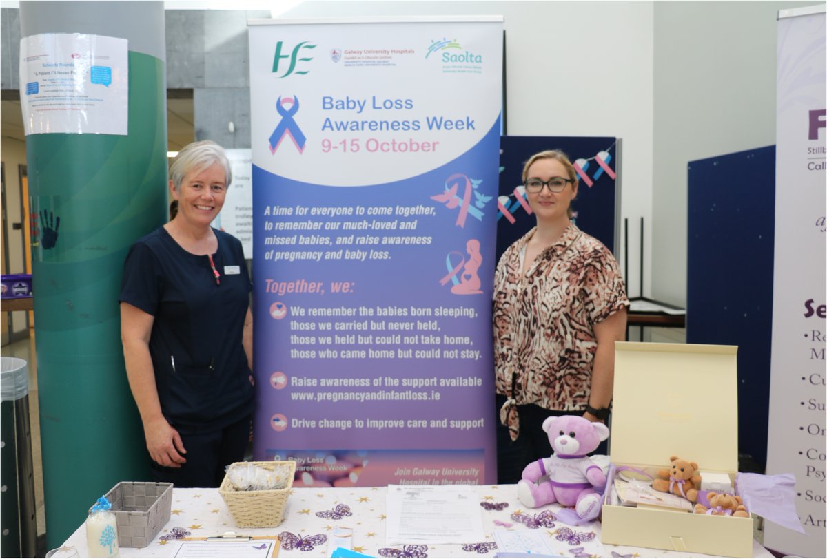 Baby Loss Awareness Week is from the 09-15 October. Staff in #UHG have been raising awareness on the impact of pregnancy and baby loss; the importance of bereavement support; and the vital work that needs to be done to help save babies’ lives.