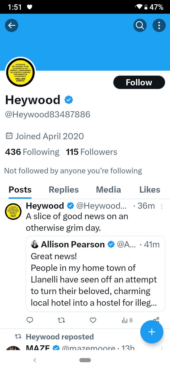 DanielT39969281's tweet photo. Your 115 followers are going mental imagine buying a blue tick to look important 🤣🤣🤣🤣🤣👇👇 https://t.co/YK6VDstBek
