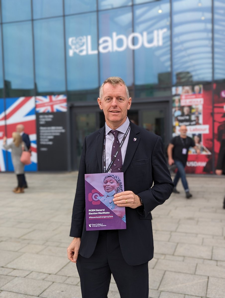 Labour Party Conference over and out! @RCEMpresident had numerous engagements over three days with MPs, college presidents, health leaders and journalists. Focussing on what is most important to our members & our priorities to #ResuscitateEmergencyCare. rcem.ac.uk/resuscitating-…