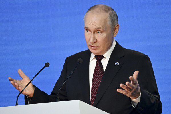 GUnderground_TV's tweet photo. Putin on Israel-Palestine🇵🇸 war: 

“I believe many would agree with me that it is a glaring example of the failures of the US Middle East policies. They tried to monopolize the peace settlement, but unfortunately paid no attention to searching for compromises that would be acceptable for both parties…the US never took into account the core interests of the Palestinian people”