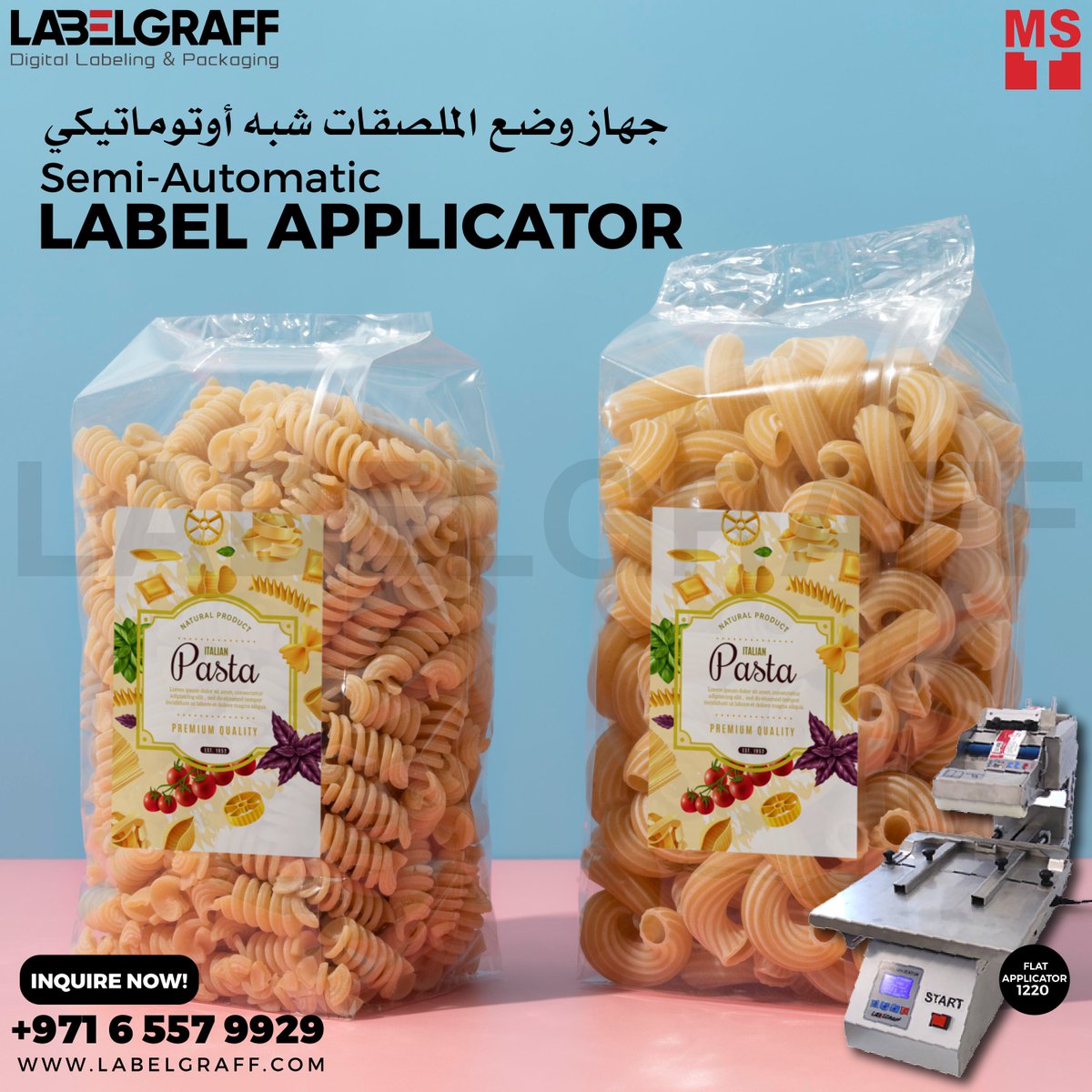 Hassle-Free Labeling with our Semi-Automatic Flat Applicator 1220 – the ultimate solution for perfectly applying labels to flat-surface containers with ease and precision up to 700pcs/hour. #labelgraff #flatlabeling #labelingsolutions #flatobjectsapplicator