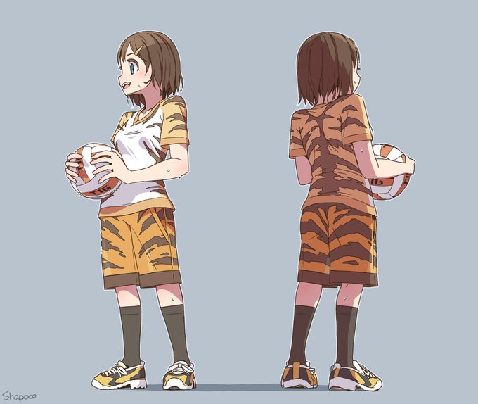 「brown hair tiger print」 illustration images(Latest)