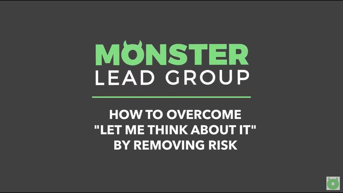 One of the big principles that most sales processes in the mortgage industry are missing is the principle of risk management or risk transfer. Here is how you can overcome consumer doubts by removing risk. #riskmanagement #mortgage #loans bit.ly/48CWeEn