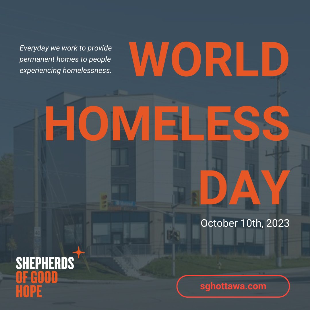 Today is #WorldHomelessDay👫 🧡 JOIN US LIVE on the Sam Laprade Show on City News Ottawa at the St. Laurent Shopping Centre from 10am-1pm today to listen to us discuss the Journey Towards Supportive Housing. Support our mission to end homelessness: sghottawa.com/ways-to-give/