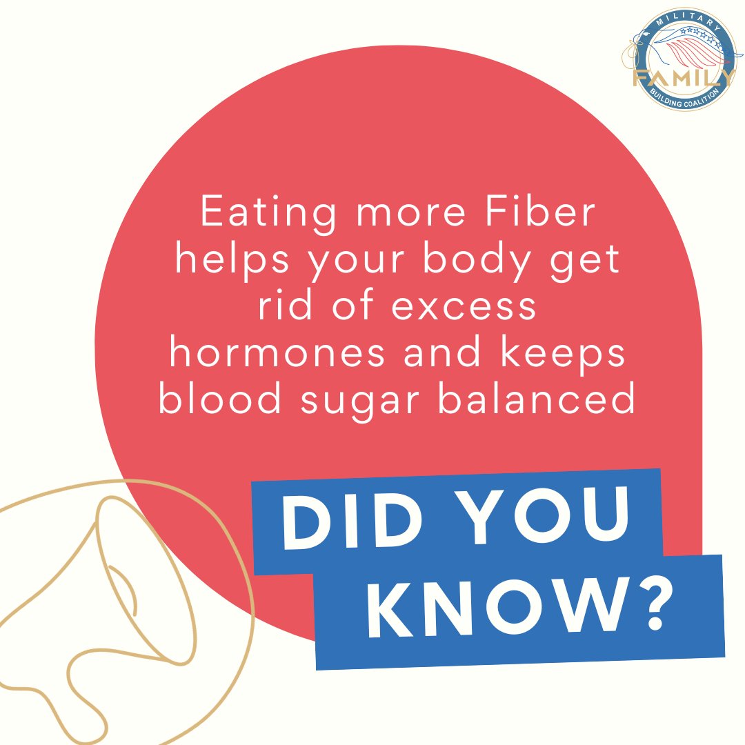 buildingmilfams's tweet photo. Eat your fiber!  Some of the best fiber choices come from foods.  Here are some good options: Whole-grain products, Fruits, Vegetables, Beans, Peas and other Legumes, Nuts and Seeds.  
 You can always add a fiber supplement if these foods are hard to fit into your day. https://t.co/CidLg53BpQ