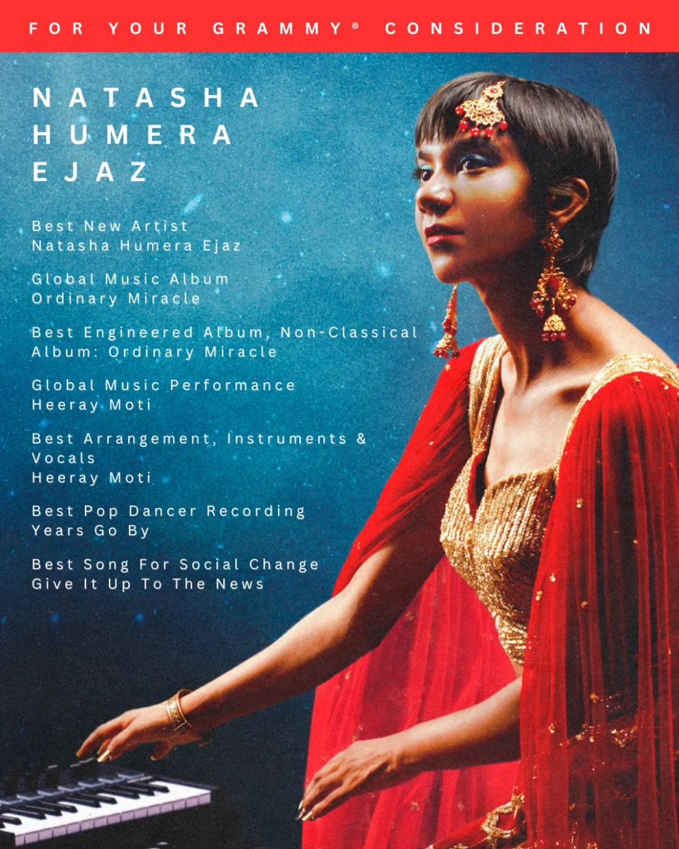 We met the 66th Grammy submission deadline this year and I could not be more (insert every emotion).
#fyc #bestnewartist #globalmusicalbum #bestengineeredalbumnonclassical #bestarrangementinstrumentsandvocals #bestpopdancerecording #bestsongforsocialchange #ordinarymiracle