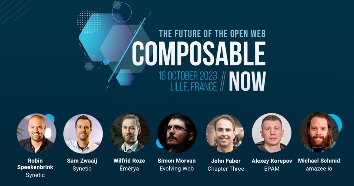 thedroptimes's tweet photo. A Prelude to DrupalCon Lille: ComposableNOW Offers Stellar Lineup https://t.co/KGntLh8GQM @FKarlsberger @flavoflav2000 @simonmorvan @Schnitzel @amazeeio @evolvingweb @DrupalConEur @chapterthree @emerya  @synetic @epam @wilfridroze @Alexeykorepov #ComposableNOW https://t.co/p80TjnlowQ