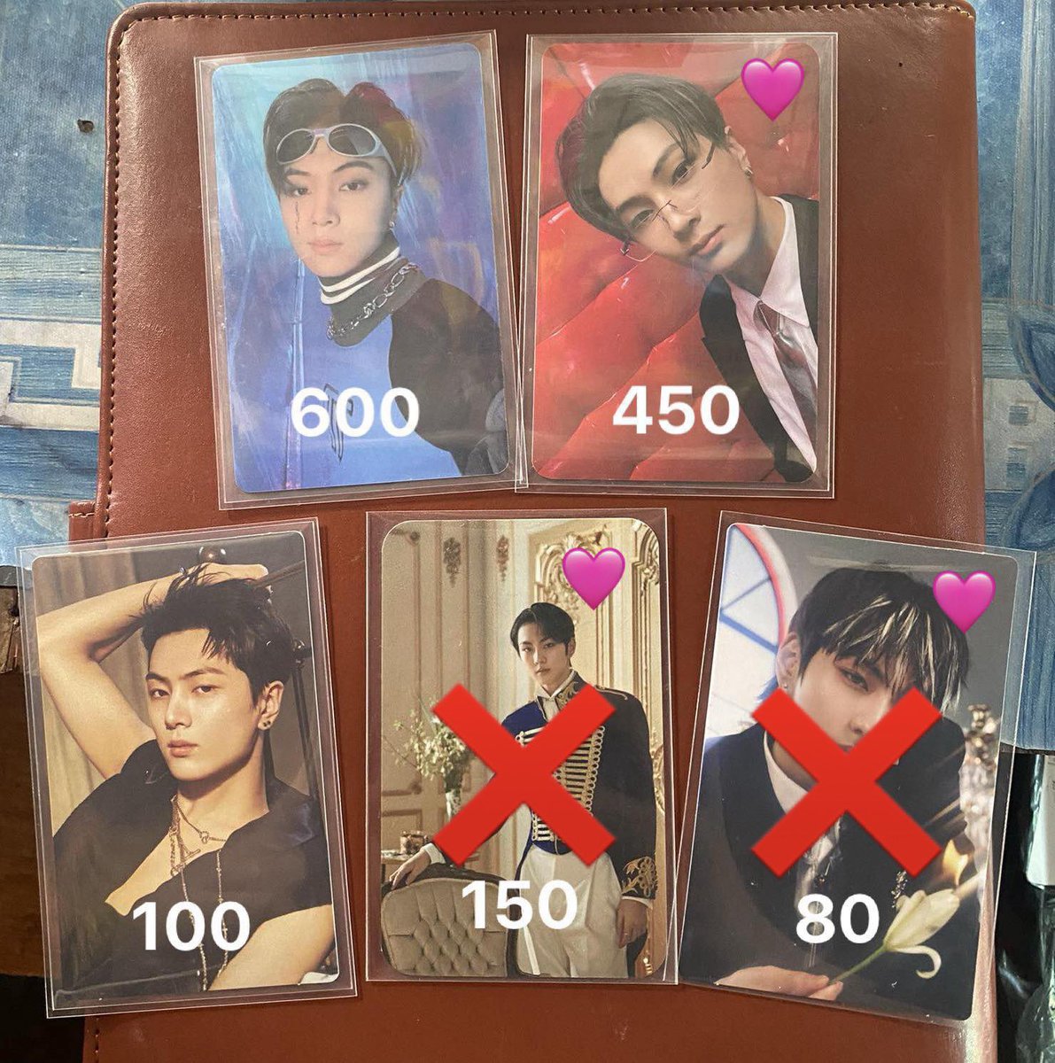 pjsrvn_'s tweet photo. @ENHYPENMARKETPH @Pogi_findsPh @ENHYPENPapelsRT update !

❌ = sold !

all unmarked still available po, get niyo na sila 🥺 https://t.co/mGUrcSZ2h1