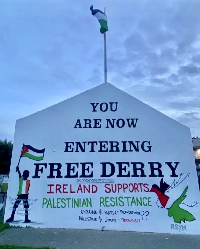 Le peuple palestinien n'est pas seul !
#FreeGaza #FreeDerry