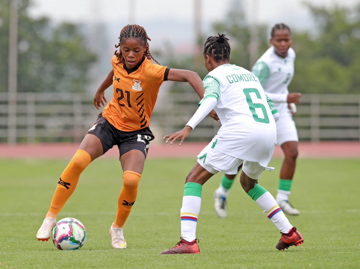 bbkigalifm's tweet photo. #CosafaCup2023 || Women

FT: 🇿🇲Zambia 5-1Comoros🇰🇲 
 ⚽️Kabwe 19’,58’,74’,Mweemba 59',Jere (P) 86' ||Roukia 41'
 
FT: 🇦🇴Angola 0 -1 Mozambique 🇲🇿 
⚽Banze [P] 72'

✔️Zambiya na Mozambique zikomeje muri ½ cy'irangiza

#SimplySports https://t.co/AF3unp2Abu