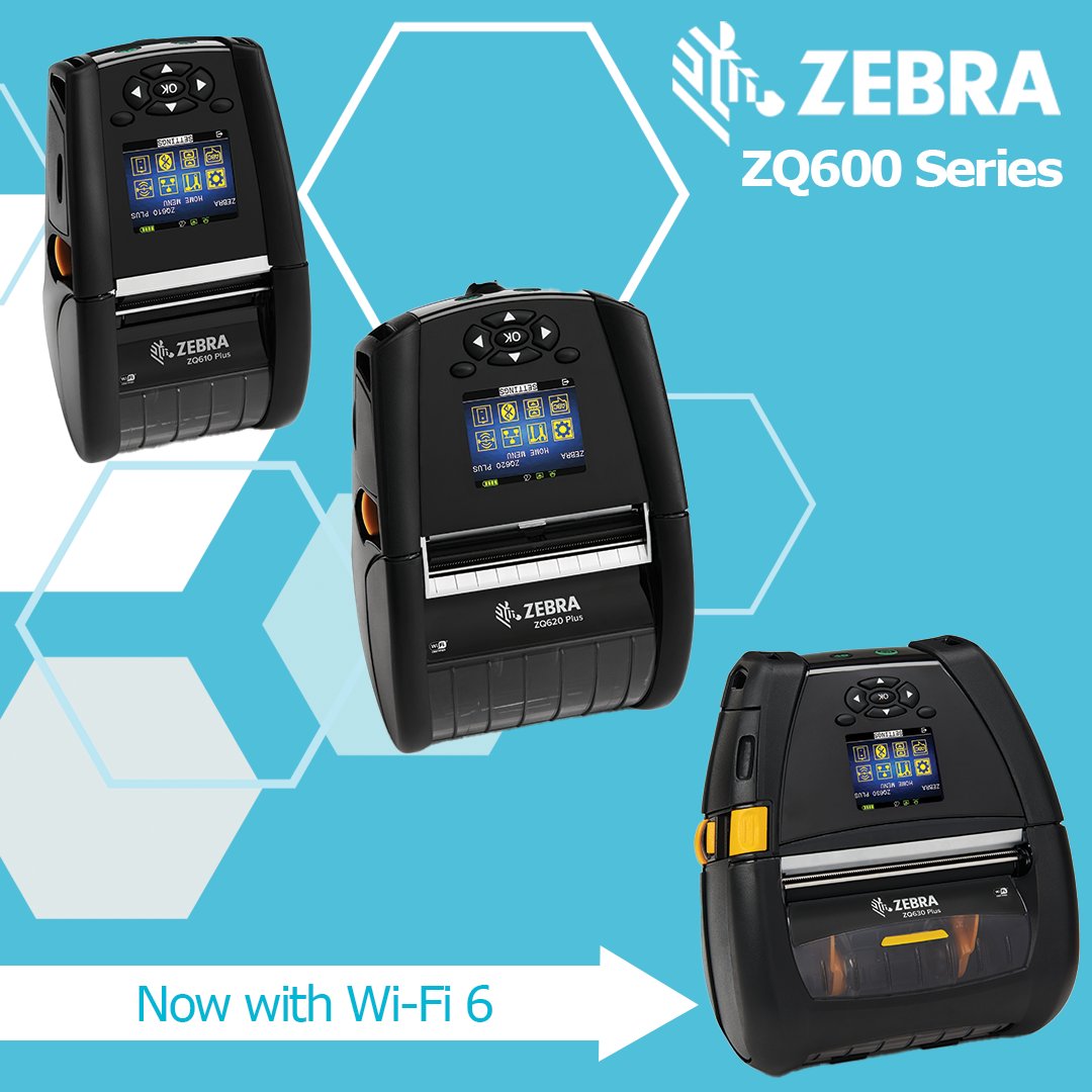 Introducing the ZQ600 Series - Now with added Wi-Fi 6 📶

<a href="/ZebraTechnology/">Zebra Technologies</a> most versatile mobile printer series has now had an upgrade with even faster premium wireless features for maximum productivity 📈

#ZQ600Series #ZebraPartner #WiFi6