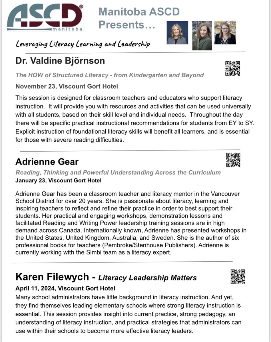 If you are looking for some high-quality <a href="/literacy/">Rebecca White</a> PD this year, check out the lineup for <a href="/Mbascd/">Manitoba ASCD</a> Register on <a href="/eventbrite/">Eventbrite</a>