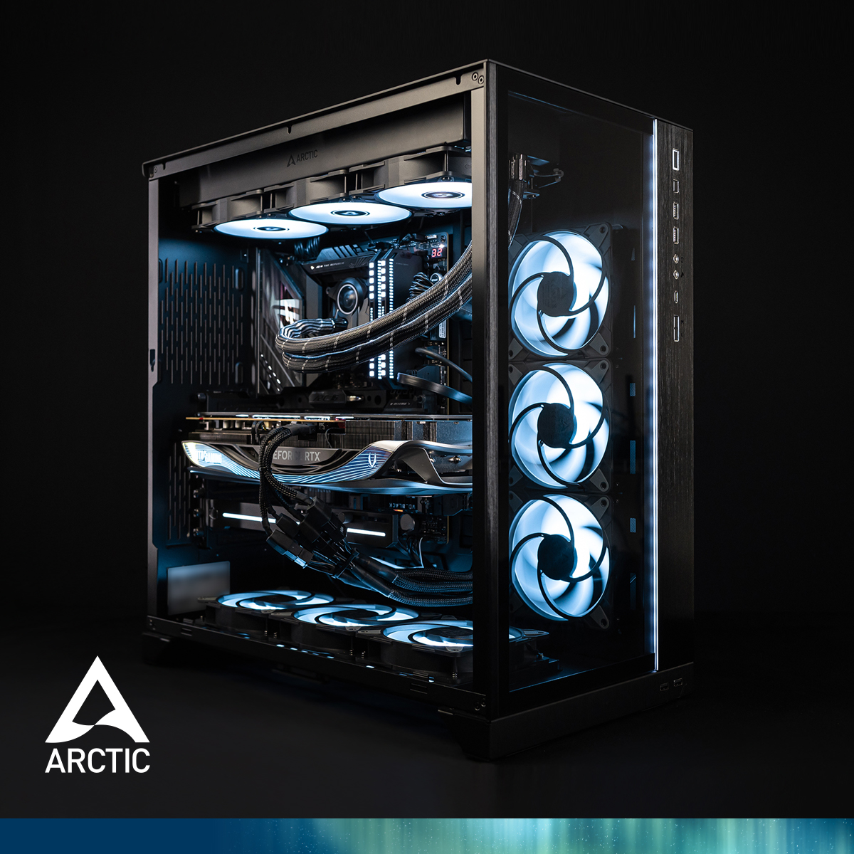 ARCTIChannel's tweet photo. A build doesn't get much cleaner than this! π€©
But reverse fans would fit quite well here. Do you think we need ARCTIC reverse fans? π
#pcbuild #cooledbyarctic #pcmasterrace #casefans #reversefans https://t.co/tpdDuFcGCO