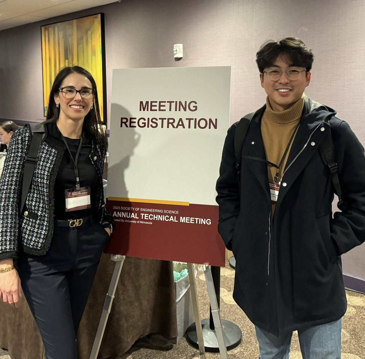 ProfSheilaRusso's tweet image. The Material Robotics lab is in Minneapolis for the Society of Engineering Science (SES) conference @SocEngScience  #SES2023!
 📣My PhD student Bryan’s talk “A Monolithic Fabrication Method for Proprioceptive Soft-Foldable Robots” is on 10/11 at 10:30 AM! 🤩

#SoftRobotics