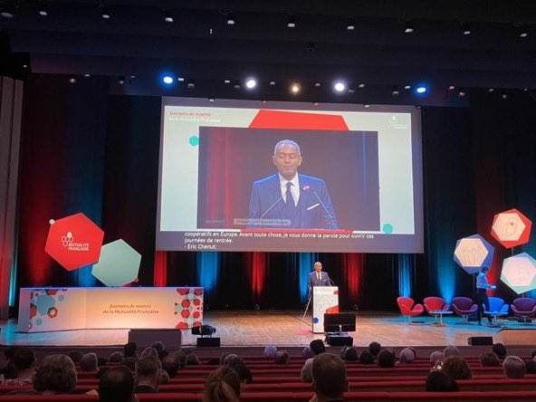 ElvireLoubiere's tweet photo. RENNES, #JRMF @mutualite_fr sur les protections sociales durables : honorée d’y représenter @mutualite31 &amp; son engagement pour le bien vivre &amp; le bien vieillir. 

🙏 Cher @EChenut de nous inviter à peser les incertitudes liées à la protection sociale &amp; d’imaginer des solutions. https://t.co/rB3OcrT4lc