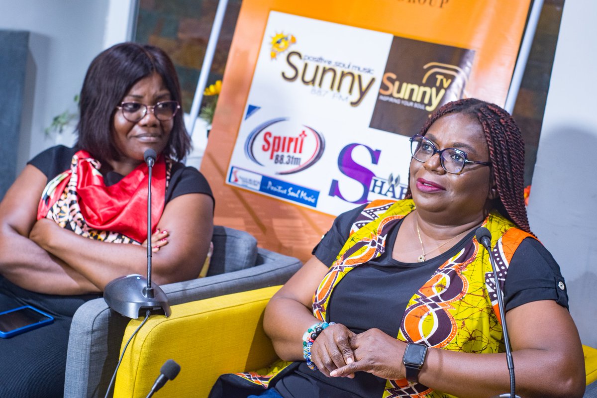 SunnyFMGhana's tweet photo. Her visit to the studio this morning was angelic. The anointing behind her voice is from above. Helen Yawson was on the IMDrive to bless us with her new release, Can't Live Without You, featuring Efe Grace.

This is a must-listen song for prayer and your spiritual nourishment. https://t.co/3r5OpDAN86