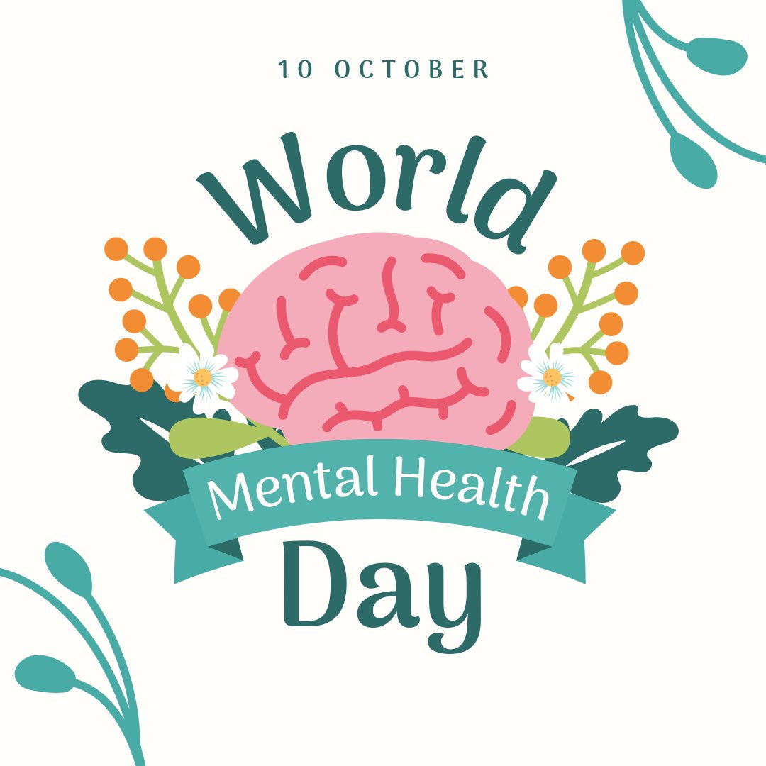 TumiZiphora's tweet photo. This year's theme for #mentalhealthday is "Mental Health is a universal human right". Too many people are treated badly because they suffer from some time of mental illness, if this is you then let this day be a reminder that you're worth more than people's ignorant opinions. https://t.co/4oJndZEAek