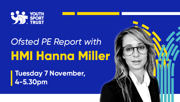 Join us for a live webinar, led by @Hanna_Miller_PE and @KLTB26 ⭐️ The session will seek to understand the Ofsted findings and implications to improve practice in PE and support you to review the practice in your school against the findings. ⬇️ youthsporttrust.force.com/YST_EventRedir…