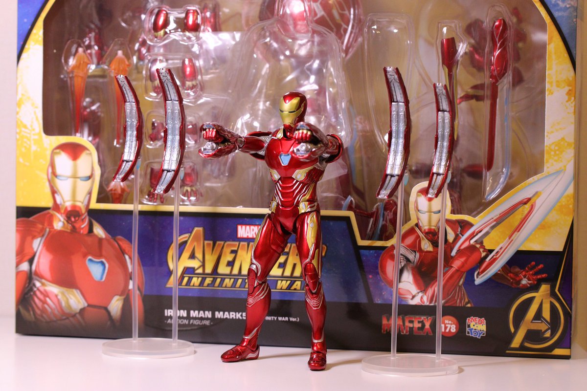 yasutatsu203's tweet photo. 今月のお買い物「MAFEX『IRON MAN MARK50（INFINITY WAR Ver.）』」

アイアンマンはなんぼあってもいいですからね。

#mafex 
#ironman 
#mark50 
#avengers 
#infinitywar https://t.co/PnjEYhcGou