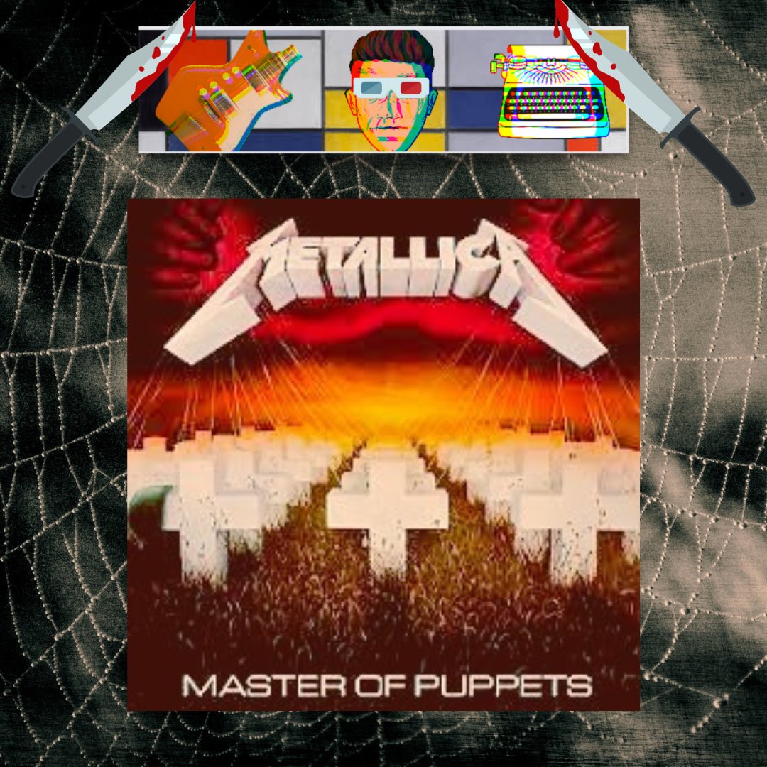 ComTriyou's tweet image. No. 3 on my Halloween album/covers list is Metallica’s Master of Puppets #halloween #vinyl #vinylcommunity #vinyladdict #metallica