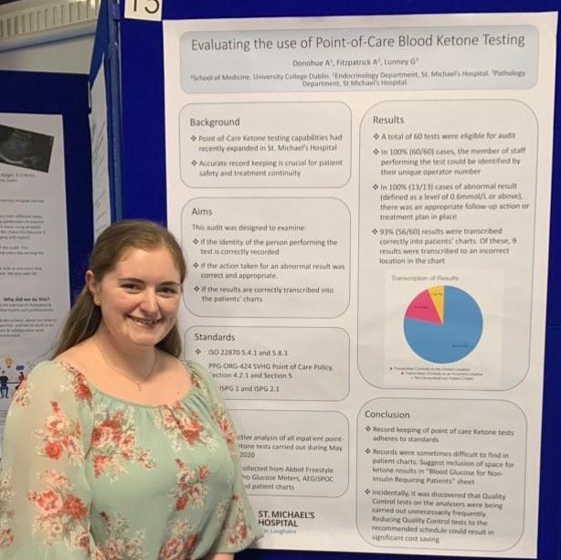 Had a fascinating day today at the <a href="/svuh/">St Vincent's University Hospital (SVUH)</a> Clinical Audit Study Day. Got to hear some fascinating talks, represent <a href="/STMHDL/">St Michaels Hospital</a>, and present my first ever poster!