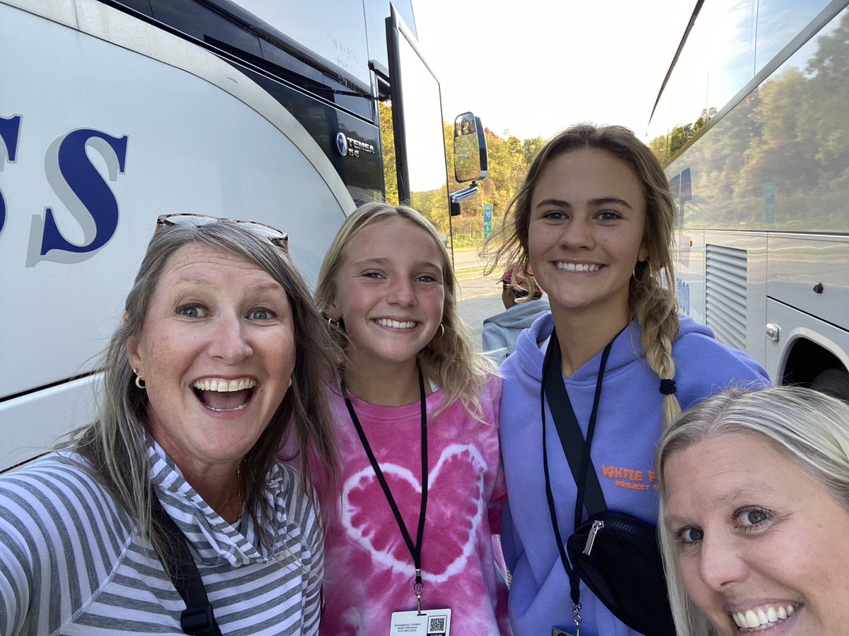 Made it to PA rest stop! 🚽 
<a href="/gmsDCSD/">Grizzell Middle School</a> ☘️ 
#NumeroQuatro 💃 🕺 
#Bus 4 🚌