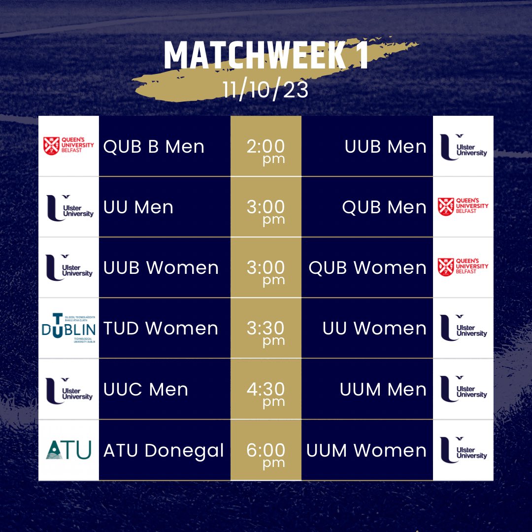 Match week 1! Let’s go #TeamUU