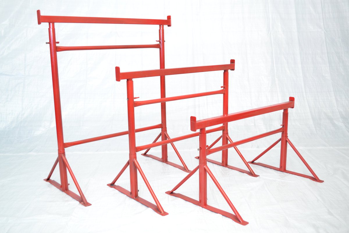 SCP Trestles: Designed to work with 4 standard scaffolding boards, offering low-level access from 572mm to 1,680mm in 3 sizes. They conform to BS1139:Part4:1982 (1990). Get them for your project: bit.ly/45oJE8F #BizHour #Scaffolding
