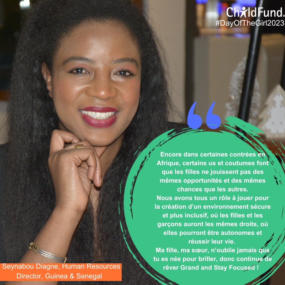 Il semble évident que la voix d'une fille devrait compter, mais les inégalités persistent dans le monde entier, même en 2023.
À l'occasion de la #JIF, rejoignez-nous pour célébrer le changement qui peut se produire lorsque les #filles se font entendre et expriment leur vision !