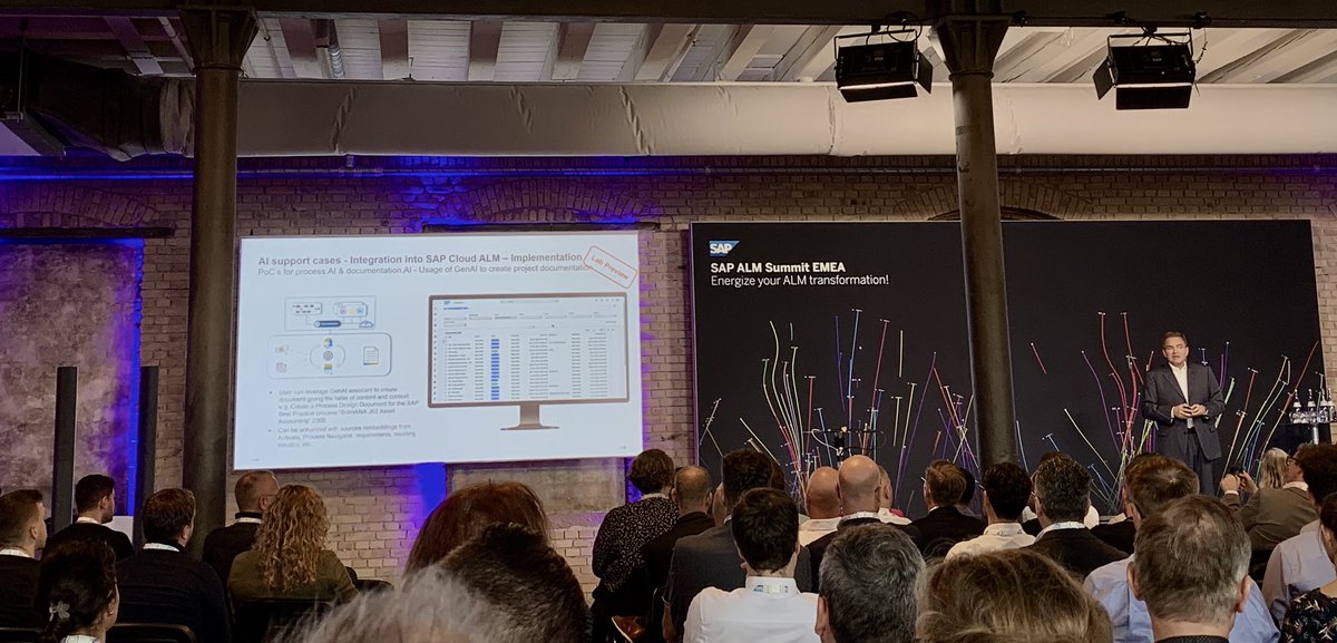 For new AI use cases, the underlying infrastructure must always be considered. Because global scaling is the king discipline. #almsummit