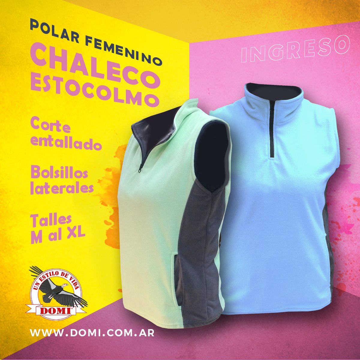 DOMI3862's tweet photo. ¡Abraza la comodidad y el estilo con nuestro chaleco femenino Estocolmo!
Diseñado para ser una prenda de media estación ideal, con abrigo de polar súper cómodo y la libertad de movimiento que te hará lucir increíble en cualquier ocasión ¡Pedí el tuyo! https://t.co/t1AmNEUwVH