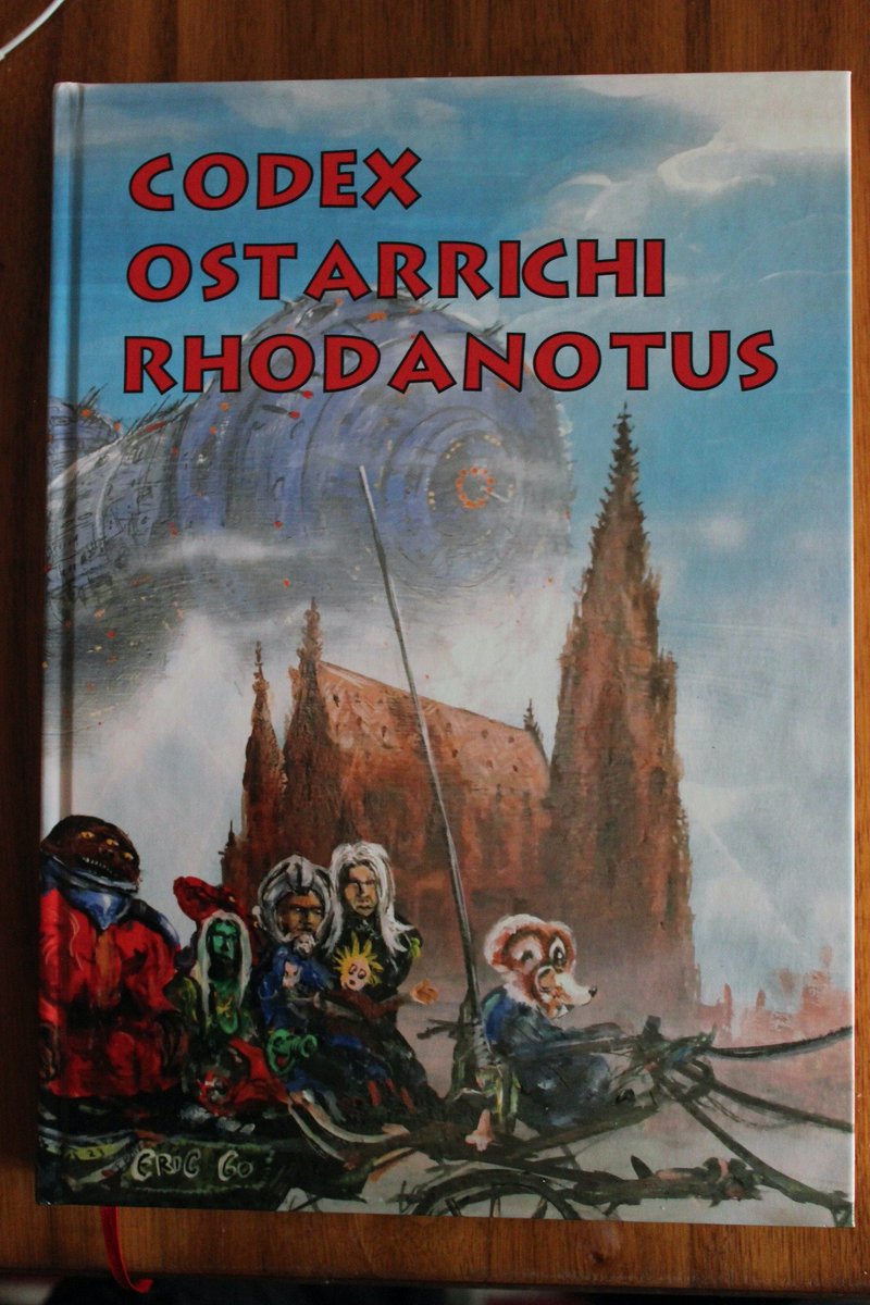 66_RP_ORIGINAL's tweet photo. 📚#Scifi
#PerryRhodan-Fan Erich Loydl 🇦🇹 (Stammtisch Wien/Emit Tidnabs) hat d. Buch
"Codex Ostarrichi Rhodanotus" (400 S.) zum #Perryversum geschrieben.
Cover: Franz Miklis
https://t.co/WyQpAleNUi
https://t.co/s3tDIFFSj8
Interview:https://t.co/pYCAF3uHDr
https://t.co/GeKEo3pM8P https://t.co/8bu4NBy519