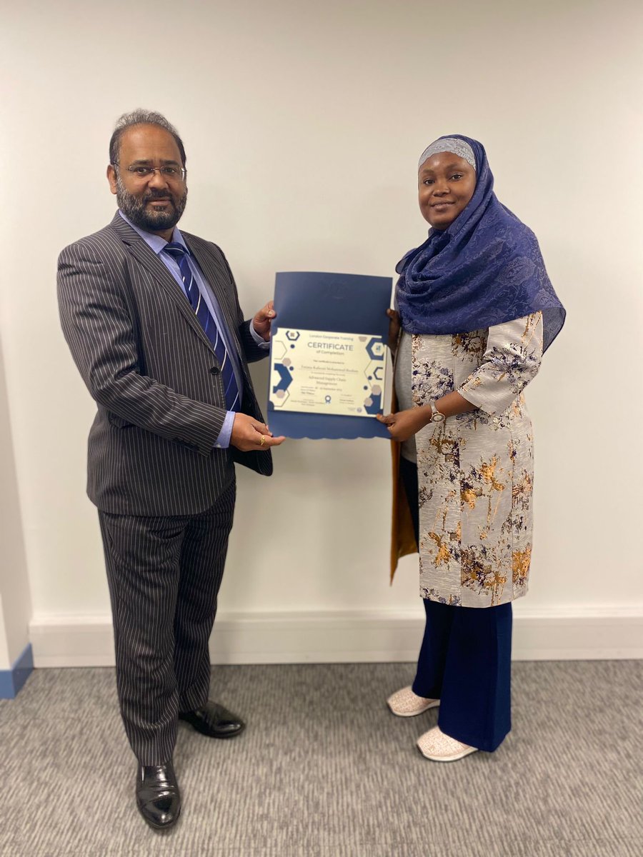 Congratulations to one of our most recent delegates from NNPC Health Maintenance Organization in Nigeria who just completed our Advanced Supply Chain Management course, led by Vick Krishnan. 
#lct #corporatetraining #supplymanagement #professionaldevelopment #managementtraining