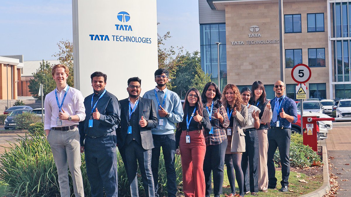 TataTech_News's tweet photo. #NewBeginnings - We're pleased to welcome 50+ #graduate innovators at Tata Technologies #EIDC, #UK office! A thrilling journey of learning & growth awaits our graduate engineers, equipped with the latest tech & tools to revolutionize mfg.
Welcome aboard
#EngineeringABetterWorld https://t.co/4jOlQVAiNU