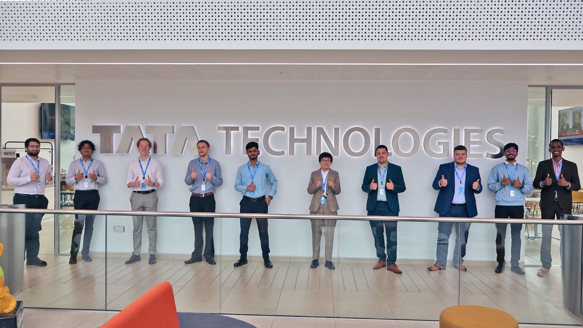 TataTech_News's tweet photo. #NewBeginnings - We're pleased to welcome 50+ #graduate innovators at Tata Technologies #EIDC, #UK office! A thrilling journey of learning & growth awaits our graduate engineers, equipped with the latest tech & tools to revolutionize mfg.
Welcome aboard
#EngineeringABetterWorld https://t.co/4jOlQVAiNU