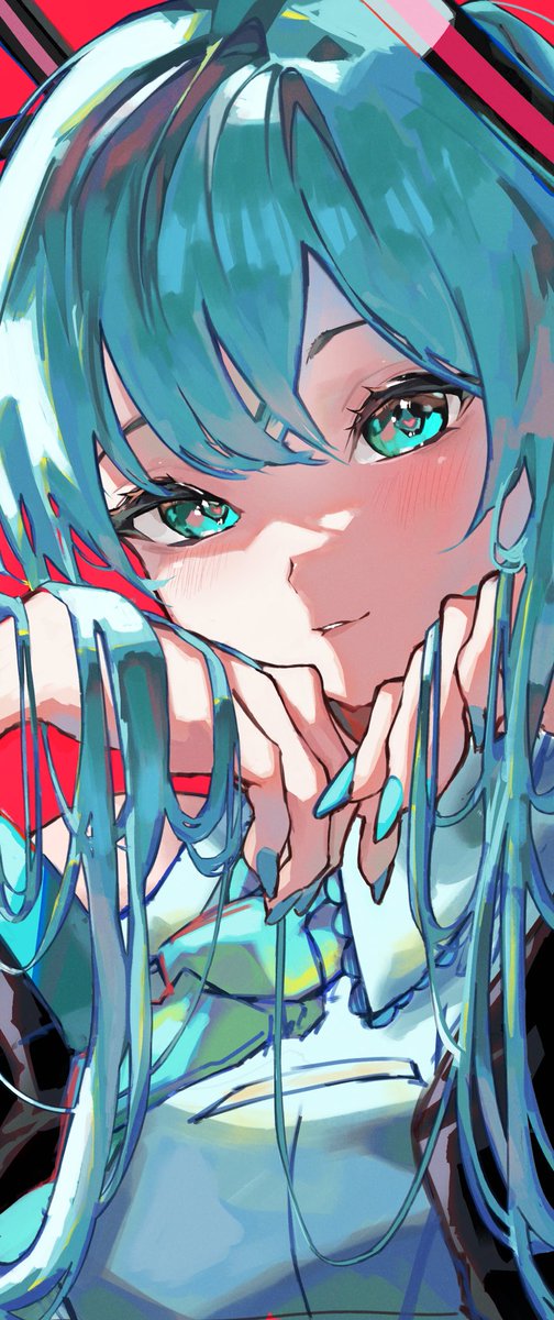 初音ミク 「"ゼロ距離"ミク 」|𝙆𝙤𝘽𝙖 - 𝘾𝙝𝙖 ►▻のイラスト