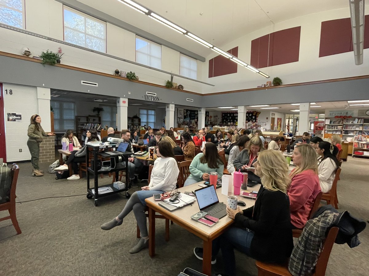 APADWilliams's tweet photo. @eldonado12 @115aces 

After a long weekend it’s time for a day of PD.  Excited to watch this amazing staff strive to continually discover more parts of their story.
#ProtectTheDen https://t.co/Av7E5JPyl4