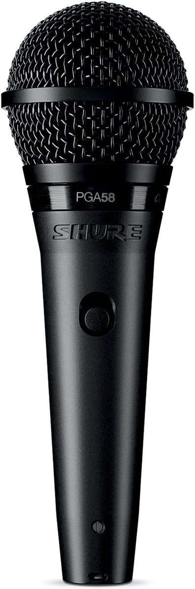 Rcollections519's tweet photo. Shure PGA58 Dynamic Microphone - Handheld Mic for Vocals with Cardioid Pick-up Pattern， Discrete On/Off Switch， Stand Adapter and Zipper Pouch (PGA58-XLR)
SHOP HERE: https://t.co/ri1VE4AkZh
#justshop https://t.co/C0drS0rspP