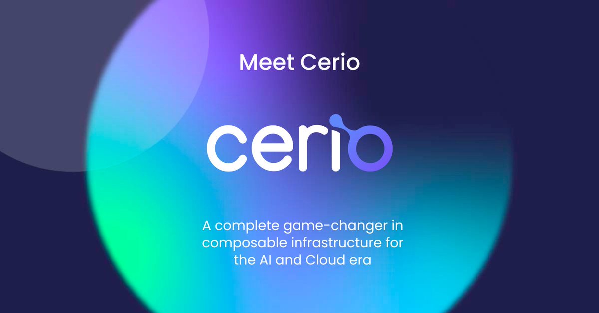 Cerio_io's tweet photo. New from Rockport – Meet Cerio, a complete game-changer in composable infrastructure. 👋 Today, #Cerio announces a breakthrough in #composableinfrastructure. This kind of breakthrough deserves a whole new brand experience. Check it out! ✨ #DataCenter https://t.co/gG4MxXSj4A https://t.co/QBplGB0oK3