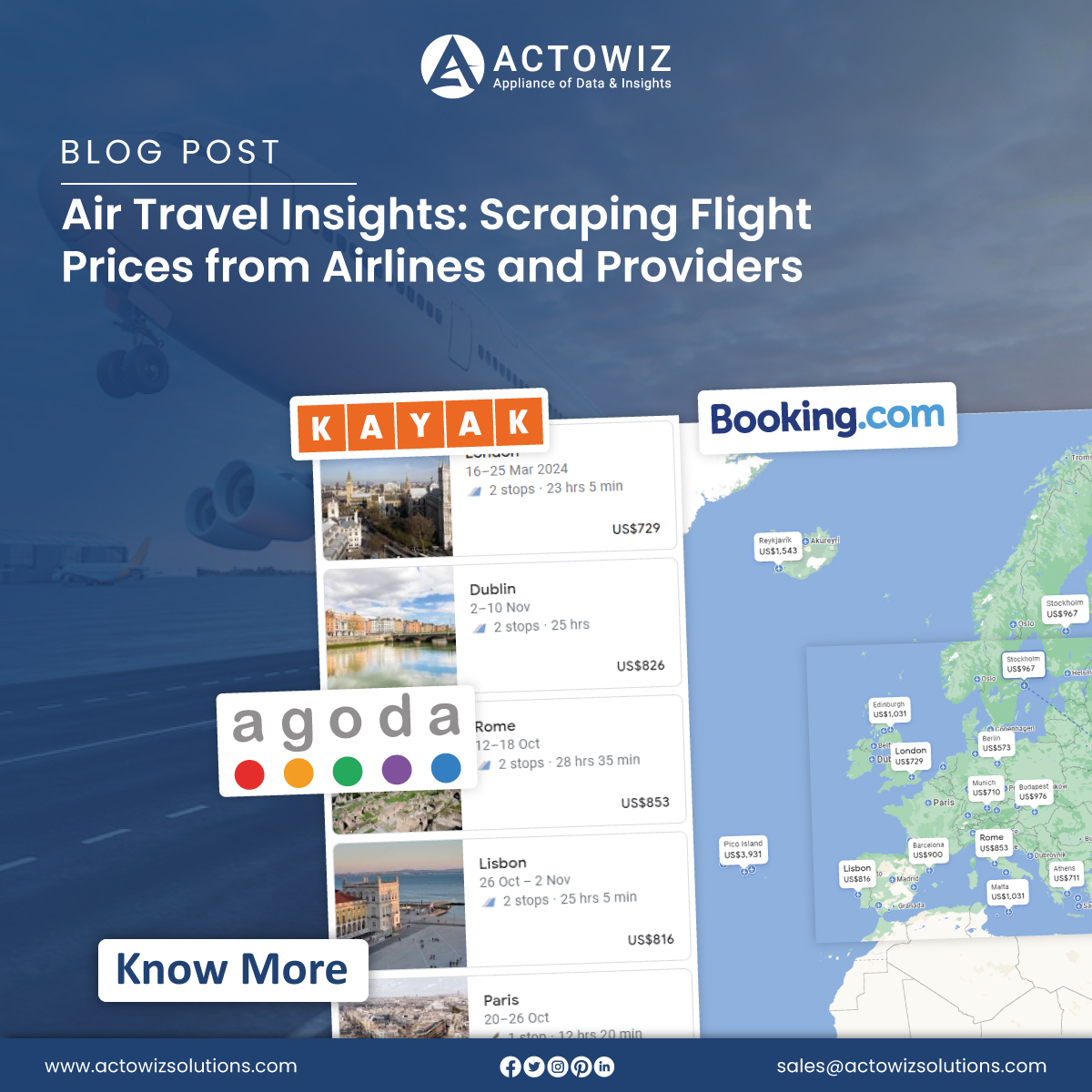 #ActowizSolutions welcomes you to explore the limitless possibilities of gaining a competitive edge & offering travelers the best deals available in the everevolving world of air travel.

medium.com/@actowiz/air-t…

#ScrapingFlightPrices #DataCollectionServices #usa #uk #uae