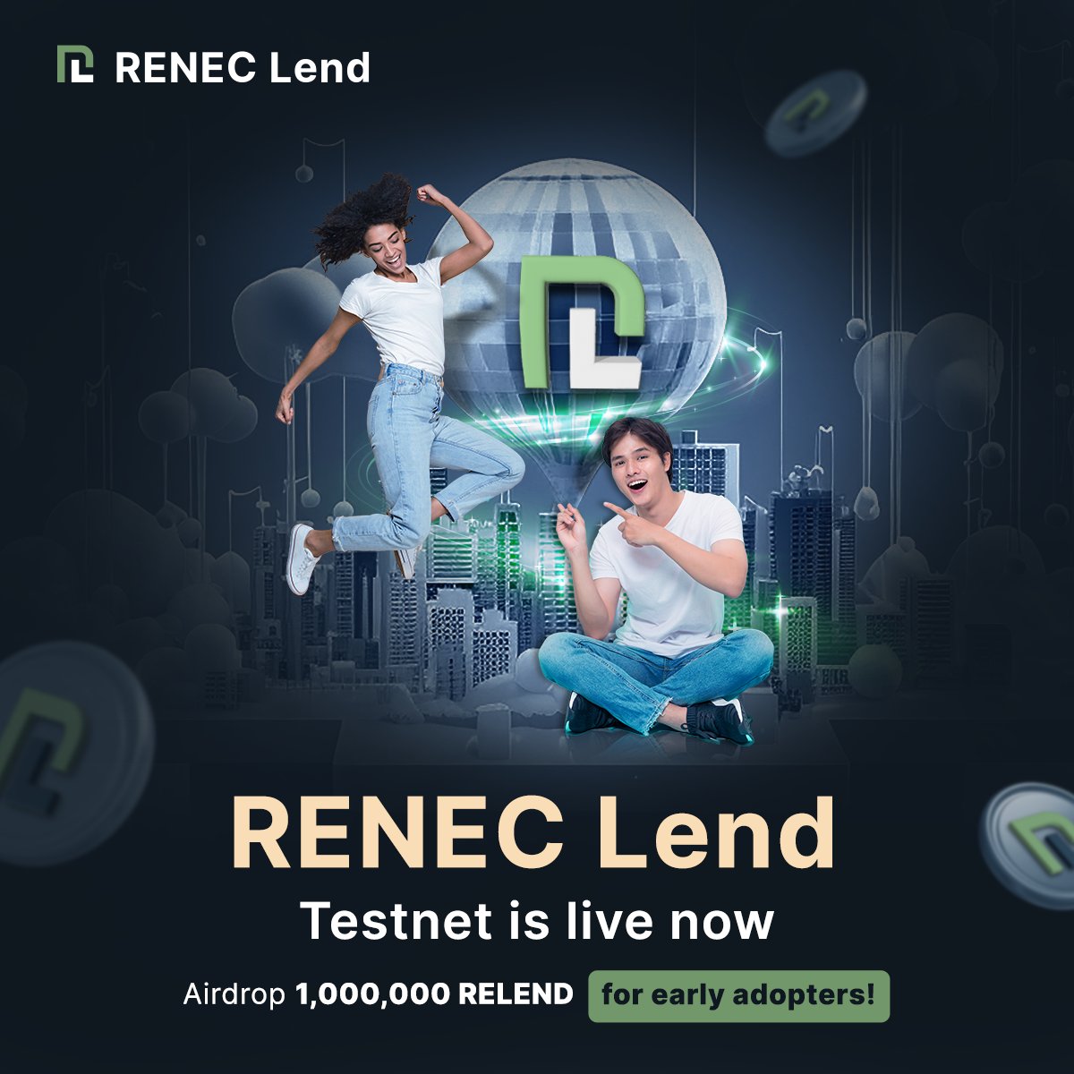 RenecBlockchain's tweet photo. ๐ Exciting News! RENEC Lend Testnet is Live!
Join the #RENECLend testnet and Grab 1,000,000 RELEND Airdrop!
๐ How to Participate
1๏ธโฃ Get Testnet Faucet Tokens at https://t.co/TE9pZ9awCX
2๏ธโฃ Access https://t.co/lokFEzPUYf and Connect Your Wallet to the testnet network
3๏ธโฃ Complete at least one supply transaction and one borrow transaction
๐ The luckiest 1000 eligible participants will receive an airdrop of 1,000,000 RELEND tokens (1000 RELEND tokens per winner).
More info:
๐ฌ๐งEN: https://t.co/3155RHyebM
๐ป๐ณVN: https://t.co/aBDZkCLx7p
Also, you can provide feedback to us on our website and be one of the top 10 contributors to earn 1000 RELEND tokens each!
๐
Duration: Oct 10th - Oct 15th, 2023, 23:59 GMT+7
Join now https://t.co/lokFEzPUYf!๐
#RENECLend #Testnet #Airdrop #RENEC
