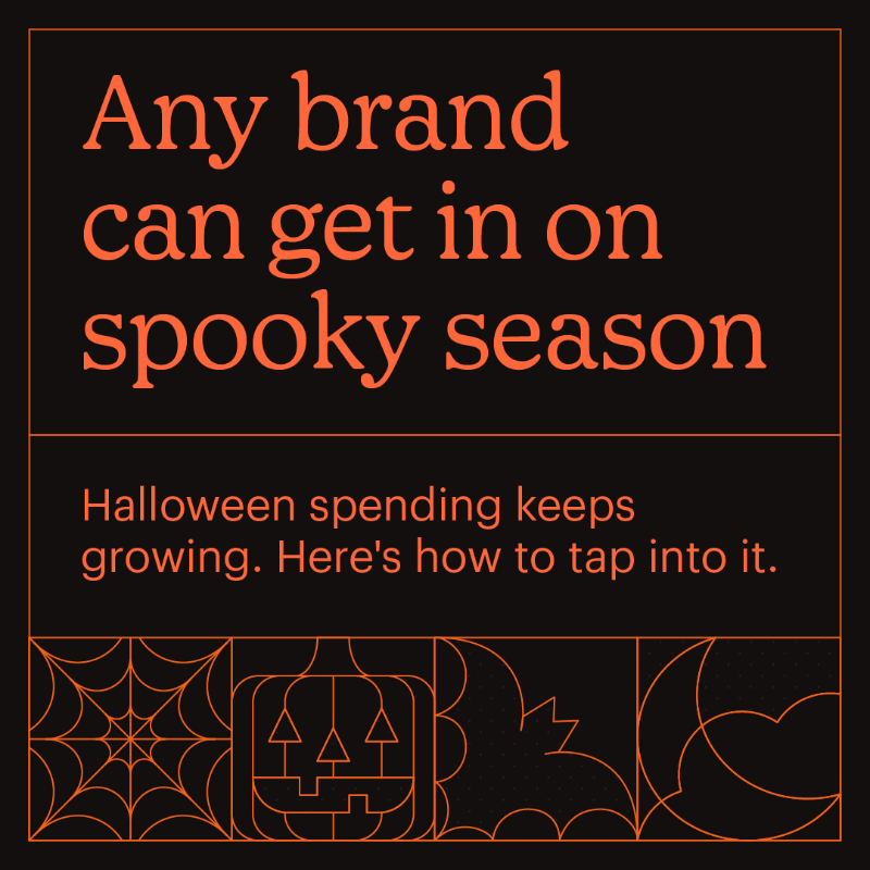 Mailchimp's tweet photo. Halloween is having a moment. In fact, the National Retail Federation expects Americans to spend $12.2B on Halloween this year alone.

But you don’t need to have a direct Halloween product or tie-in to tap into the revenue opportunities the holiday brings. Find out more 👇