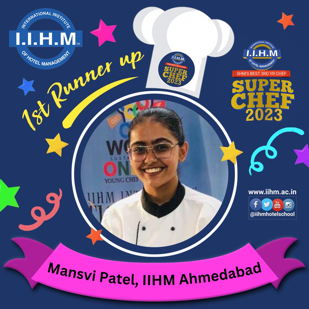 #iihmahmedabad #congratulations to Manasvi Bhagat 3rd year student for #achieving the 2nd Position in. #iihmsuperchef2023 #best3years #culinary #food #competition #bestplacetostudy #IIHMhotelschools